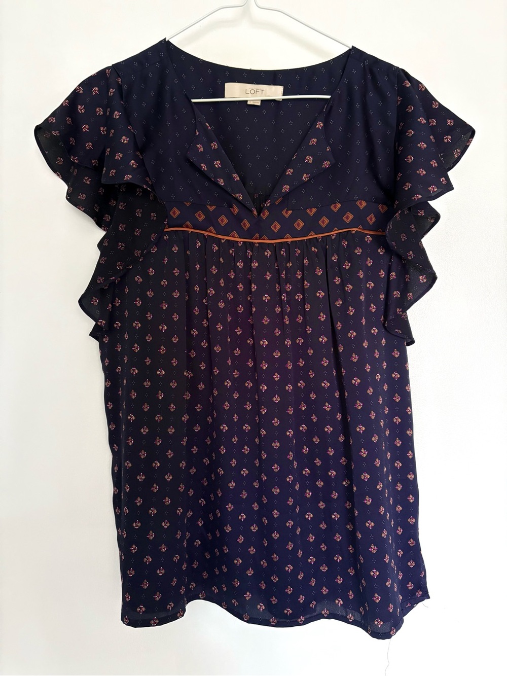 LOFT Printed Blouse